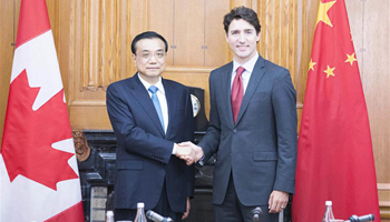 Chinese premier holds talks with Canadian counterpart in Ottawa