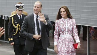 Britain's Prince William and his wife Kate visit Vancouver