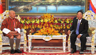 Speaker of Bhutanese National Assembly meets with Cambodian official