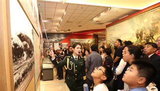 "Long March" exhibition held during National Holiday