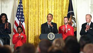 White House holds ceremony honoring members of Olympic, Paralympic Teams