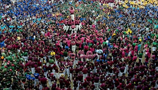 Chinese team attends 26th Tarragona Human Tower Competition