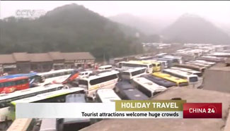 Tourist attractions welcome huge crowds