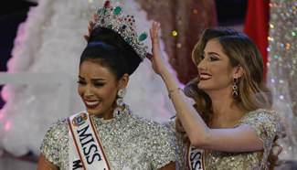 Keysi Sayago wins beauty pageant "Miss Venezuela 2016"