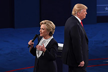 Clinton, Trump face off in second presidential debate