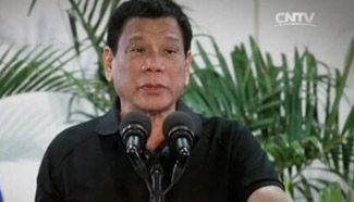 President Duterte hails China's help for his anti-drug war