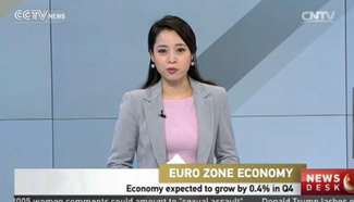 Economy expected to grow by 0.4% in Q4 in euro zone