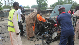 At least 8 killed after bomb explosion in Nigeria