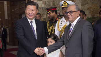 Chinese president welcomes opportunities for China-Bangladesh ties