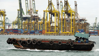 Singapore's external trade down 4.8 pct in September year-on-year