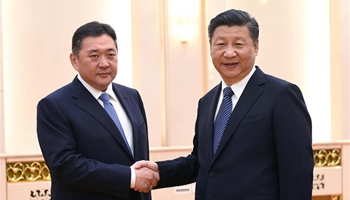 Chinese president calls for closer exchanges with Mongolia