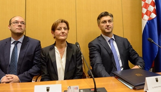 Croatian Parliament approves new cabinet led by Plenkovic