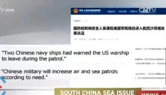 China: US Navy patrol in the South China Sea 'illegal, provocative'