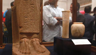 Egypt exhibits hundreds of seized antiquities