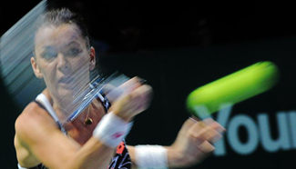 Radwanska wins Muguruza of Spain 2-0 at WTA Finals round robin match