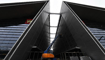 Changsha International Exhibition Center under construction