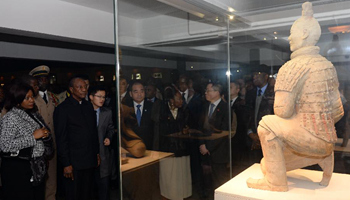 Guinea president visits Xi'an in NW China's Shaanxi