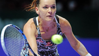 Agnieszka wins Karolina 2-0 during WTA Final in Singapore