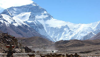 In pics: world's tallest peak Mt. Qomolangma