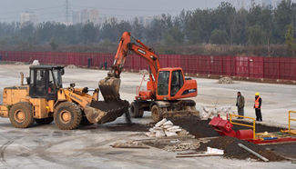 Universal Studios theme park under construction in Beijing's suburb