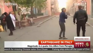 Magnitude-6.6 quake hits central Italy -- USGS