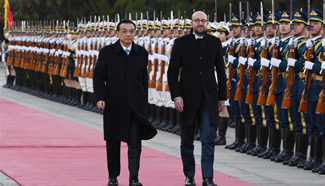 China, Belgium seek stronger cooperation as Belgian PM visits