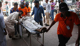 10 laborers killed in explosion in ship-breaking yard in SW Pakistan