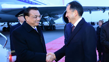 Chinese premier arrives in Kazakhstan for official visit