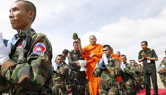 Cambodia sends 2nd batch of peacekeepers to war-torn Central African Republic