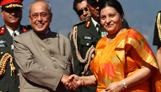 Indian president visits in Nepal to promote goodwill between two sides