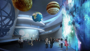 Shanghai constructs large planetarium