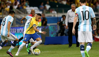 2018 World Cup qualifier: Brazil vs. Argentina