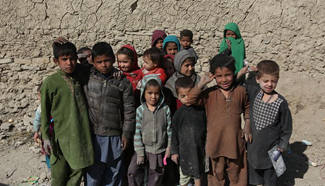 In pics: Afghan displaced children in Kabul