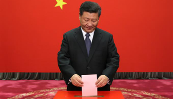 Xi votes in local legislative elections
