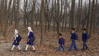Daily life of Kashmiri children