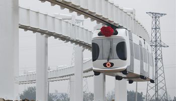 China's first suspension railway ready for more systematic operations