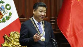 President Xi addresses Peruvian Congress