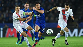Leicester City down Club Brugge 2-1 in UEFA Champions League