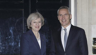 British PM meets with NATO secretary general in London