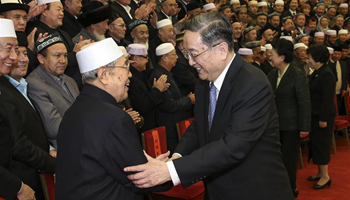 Senior Chinese leader meets Islamic representatives