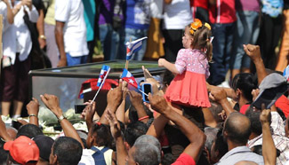 Fidel Castro's ashes arrive at final stop in Santiago de Cuba
