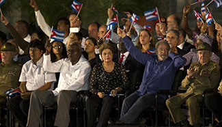 Cuba holds mass rally to pay homage to Fidel Castro