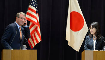 U.S. Defense Secretary Ash Carter visits Japan