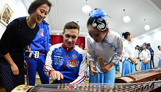 Russian young athletes attend culture exchange event in NE China