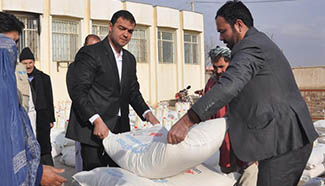 Afghan gov't, WFP send winter relief aid to needy people