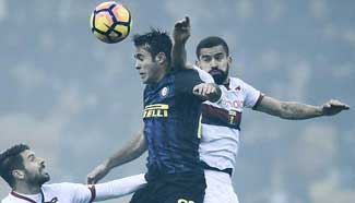 Italian Serie A: Inter Milan beat Genoa 2-0