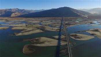 In pics: Zhanang Bridge across Yarlung Zangbo River in China's Tibet