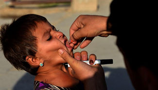 Anti-polio campaign held in Afghanistan