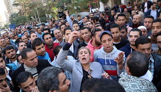 People gather to mourn Cairo church bombing victims in Egyptian capital