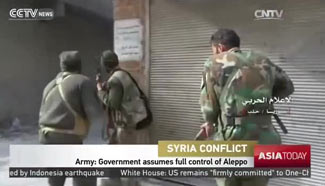 Army: Government assumes full control of Aleppo